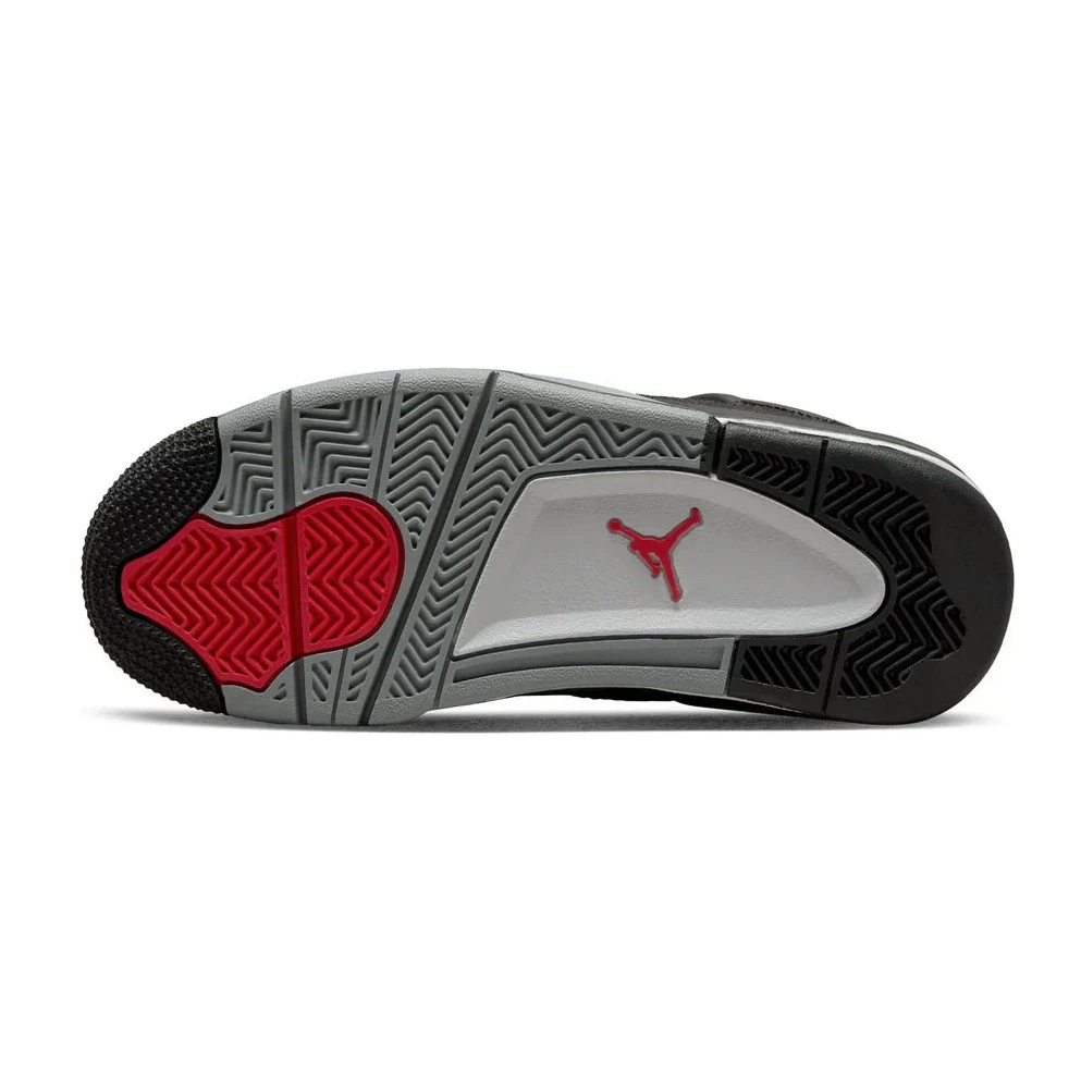 GS Black 4 Canvas Retro Air Jordan 0523